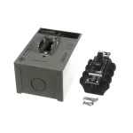 Toggle Switch/Box Assembly, Manual Motor Starter, 2 Pole, 30A, 600V