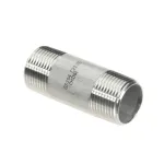Nipple, 3/4&quot; NPT x 2 1/2&quot;, Stainless Steel, Muffler Heater