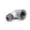 T&S Brass AG-8C-MF GAS APPLIANCE CONNECTORS, ELBOW, FEMALE-MALE, 1/2
