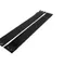 BLACK WAVY SILCN BELT W/ CLIPS (2/PK)