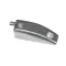 Door Hinge, Top, Polished Chrome