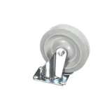 Caster, 5&quot;, Swivel with Brake, Flange