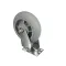 Caster without Brake, Swivel Plate, 6&quot; x 2&quot;, Single