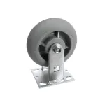 Caster, 6&quot;, Rigid, No Brake, Plate