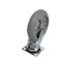 Caster with Brake, Swivel Plate
