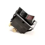 Switch, Rocker, Lighted Red, DPST