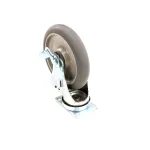 Caster with Brake, Swivel Plate, 6&quot;