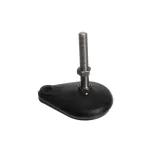 Foot, Black Rubber, Tear Drop