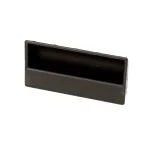 Door Handle, Molded Plastic, Black
