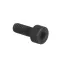 Cap Screw, Hex Socket Head, 4MM x 10MM, Black