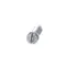 Screw, Slotted Cheese Head, 64MM Special Steel Burr, 64MM