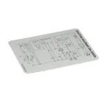 AccuTemp AT2L-2043-2 Wiring Diagram Label, Gas Griddle