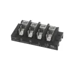 Terminal Block, 4 Pole, 85A, 600V