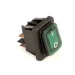 Desmon USA AX3048 Rocker Switch, Main Power, Green Lighted