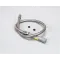 T&S Brass B-0044-H Hose, 44" Flexible Stainless Steel with Gray Handle