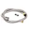 T&S Brass B-0056-H2A Hose, 56", Flexable Stainless Steel, Less Handle