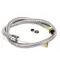 T&S Brass B-0056-H2A Hose, 56", Flexable Stainless Steel, Less Handle