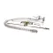 T&S Brass B-0113 Pre-Rinse Assembly, Spring Action, Single Hole, Easyinstall