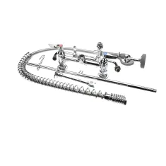T&S Brass B-0123-ADF12-B EASYINSTALL PRE-RINSE, DECK MOUNT BASE, 8 CENTERS
