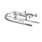 T&S Brass B-0123-ADF12-B EASYINSTALL PRE-RINSE, DECK MOUNT BASE, 8 CENTERS