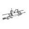 T&S Brass B-0131-ADF12-BC Wall Mount 8", Pre-Rinse, B-0107 Spray Valve, Add-On Faucet & 12" Nozzle