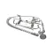 T&S Brass B-0133-01 Pre-Rinse, 8" Wall Mount, Add-A-Faucet, 14" Nozzle, Easy Install