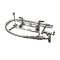 T&S Brass B-0133-12-CR-B PRE-RINSE UNIT W/ CERAMAS & WALL BRACKET