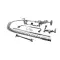T&S Brass B-0133-ADF10-B EASYINSTALL PRE-RINSE, SPRING ACTION, 8 WALL MOUN