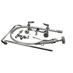 T&S Brass B-0133-ADF12 EASYINSTALL PRE-RINSE, SPRING ACTION, WALL MOUNT B