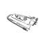 T&S Brass B-0133-ADF16-B Easyinstall Pre-Rinse Unit, 8" Wall Mount, Add-On-Faucet, 16 Swing Nozzle, Wall Bracket