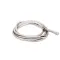 T&S Brass B-0144-H Flexible Stainless Steel Hose with Gray Handle, 144"