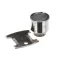 T&S Brass B-0199-07-F12 1.2 GPM VR AERATOR, 3/8 NPSM MALE THREADS, VR KEY
