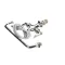 T&S Brass B-0201-CR DOUBLE PANTRY FAUCET, SINGLE HOLE BASE, 12 SWING