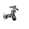 T&S Brass B-0210-LN SINGLE PANTRY SWIVEL BASE FAUCET, SINGLE HOLE BASE