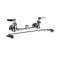 T&S Brass B-0231-BB-CR 8 WALL MOUNT FAUCET, 12 SWING NOZZLE (062X), 00B