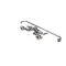 T&S Brass B-0240 DOUBLE PANTRY FAUCET, WALL MOUNT, ADJUSTABLE CENTE