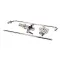 T&S Brass B-0270 Double Pantry Faucet, Single Hole Base, 18" Elevated Swing Nozzle