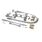 T&S Brass B-0287-427-B BIG-FLOW PRE-RINSE UNIT: 8 WALL MOUNT, ADD-ON FAU