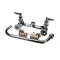 T&S Brass B-0290-PRISON BIG-FLO MIXING FAUCET, WALL MOUNT, 8 CENTERS, 12