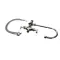 T&S Brass B-0300-CR DOUBLE PANTRY FAUCET, SINGLE HOLE BASE, SWIVEL/RIG