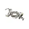T&S Brass B-0305-PF96H-CR POT FILLER, SINGLE HOLE, SINGLE TEMP, CERAMA, LEVE