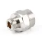 T&S Brass B-0412 Adapter, Rigid-To-Swivel Adapter, Chrome Plated
