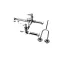 T&S Brass B-0655-BSTP SERVICE SINK FAUCET, WALL MOUNT, 8 CENTERS, BUILT