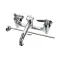 T&S Brass B-0665-BSTP-VRS 8 SERVICE SINK FAUCET, WALL MOUNT, BUILT-IN STOPS