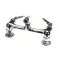 T&S Brass B-0672-POL SERVICE SINK FAUCET, WALL MOUNT, 8 CENTERS, PAIL