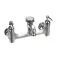 T&S Brass B-0674-CR-BSTR SERVICE SINK FAUCET, 8 WALL MOUNT, CERAMAS, VACUU