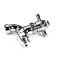 T&S Brass B-0708 SILL FAUCET, SELF-CLOSING, 1/2 NPT MALE INLET, 3-