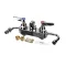 T&S Brass B-1117 WORKBOARD FAUCET, WALL MOUNT, 4 CENTERS, 10 SWIN