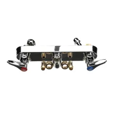 T&S Brass B-1125 WORKBOARD FAUCET, WALL MOUNT, 8 CENTERS, 6 SWING