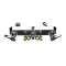 T&S Brass B-1125 WORKBOARD FAUCET, WALL MOUNT, 8 CENTERS, 6 SWING